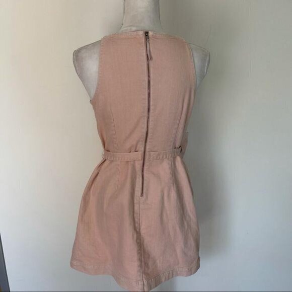 Anthropologie Holding Horses Regatta Wrap Dress Size 4P Pink Halter Style Cotton - Picture 11 of 12